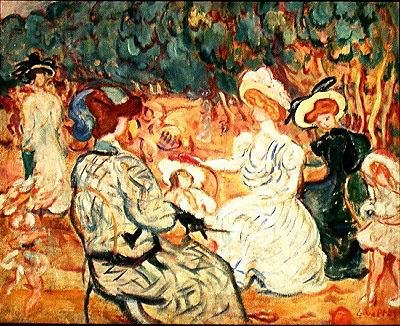 プレイスクール（キャンバスに油彩） 作： Louis Valtat