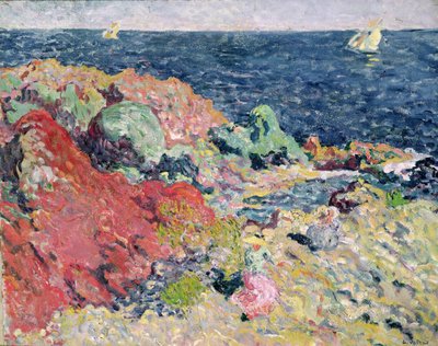 アンセオールのレッドロックス 作： Louis Valtat