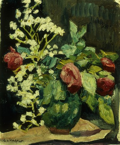 バラの花瓶 作： Louis Valtat