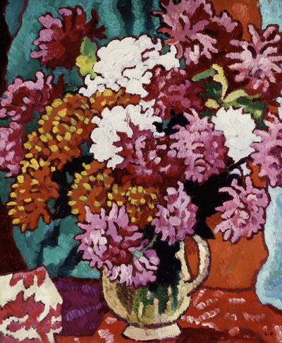 ダリアの花瓶 作： Louis Valtat