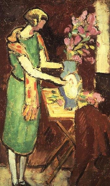 インテリアの女性 作： Louis Valtat