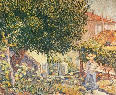 庭の女 作： Louis Valtat