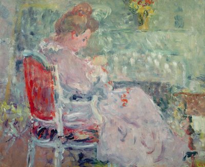 女性裁縫 作： Louis Valtat