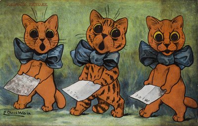 有名なテナー 作： Louis Wain