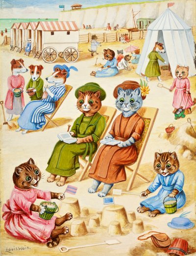 休日の時間 作： Louis Wain