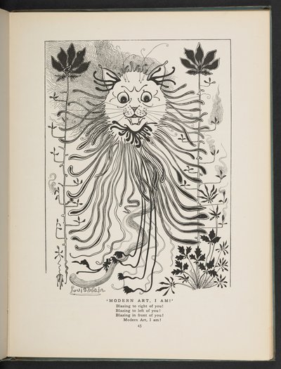 ルイス・ウェイン年鑑』p.45より。 作： Louis Wain