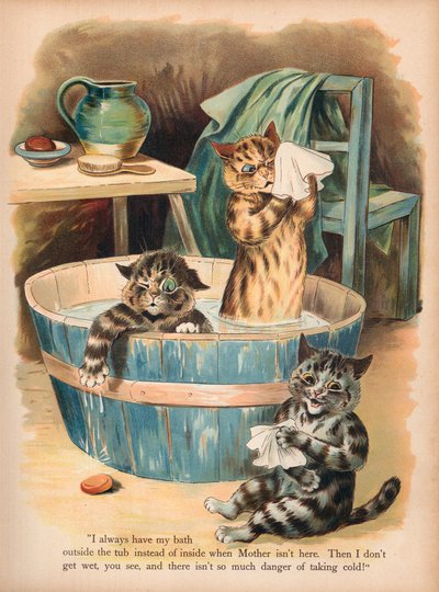 Louis Wain Cats（chromolitho） 作： Louis Wain