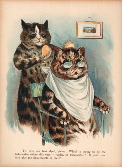 Louis Wain Cats（chromolitho） 作： Louis Wain
