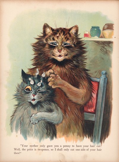 ルイ・ウェイン・キャッツ（クロモリト） 作： Louis Wain