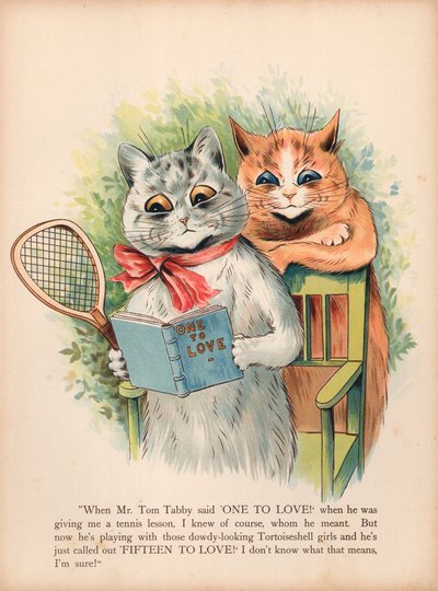 ルイ・ウェイン・キャッツ（クロモリト） 作： Louis Wain