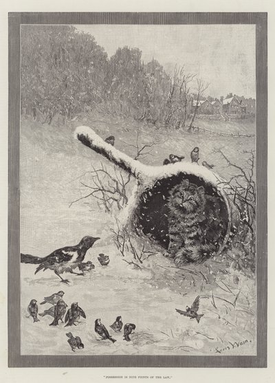 所持は法の9つのポイント 作： Louis Wain