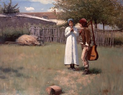 レ・プレリュード（キャンバスに油彩） 作： Louis Welden Hawkins