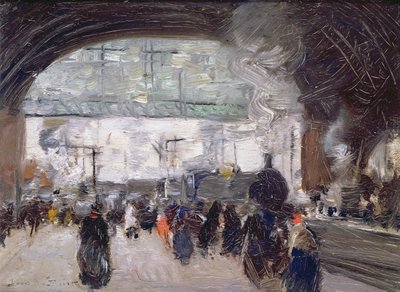 鉄道駅 作： Louis Willem van Soest