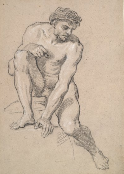 男性ヌードの研究 作： Louis de Boullogne the Younger