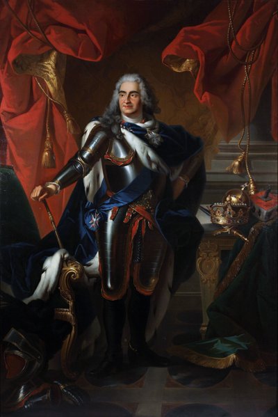 ポーランドとザクセンのフレデリック・アウグストゥスの肖像 1670-1733 作： Louis de, Silvestre