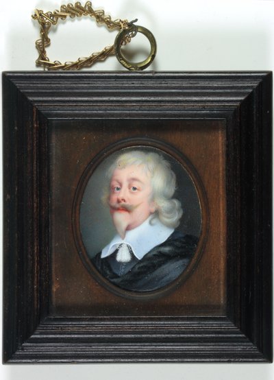 Sir Edward Littleton, Lord Littleton Of Munslow (エナメル) 作： Louis du (attr.to) Guernier