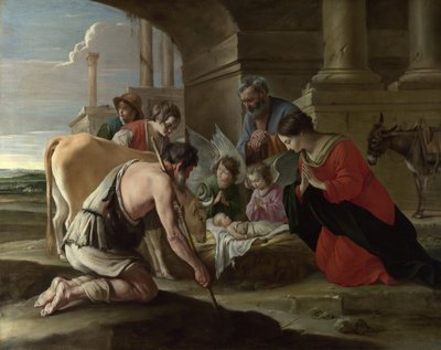 羊飼いの礼拝c。 1640 作： Louis le Nain
