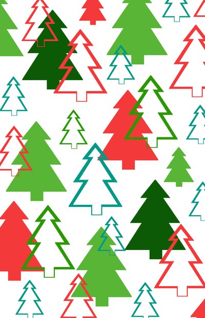 オーバーレイクリスマスツリー、2017年、デジタルメディア 作： Louisa Hereford