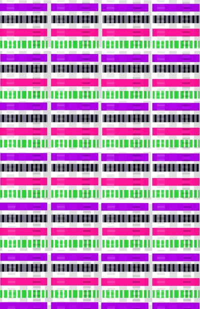 Stripe and Check、2014年（デジタルメディア） 作： Louisa Hereford