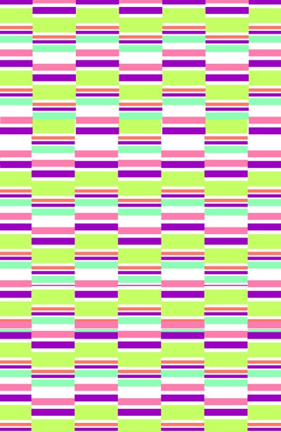 Stripes、2011年、デジタルメディア 作： Louisa Hereford