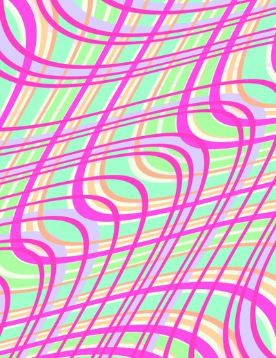 スワーリーチェック、2011年（デジタル） 作： Louisa Hereford