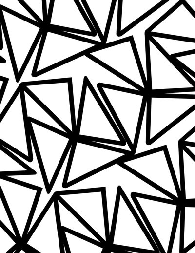 Triangles、2011、デジタルメディア 作： Louisa Hereford