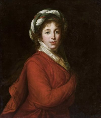 ヘレナ・ラジヴィル伯爵夫人の肖像、1753～1821年、ニー・プシェジエツカ、1802～1805年頃。 作： Elisabeth Louise Vigee Lebrun