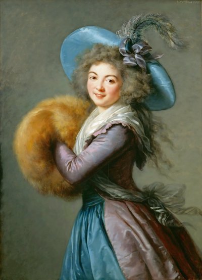 モレ＝レイモン夫人の肖像、1786年。 作： Elisabeth Louise Vigee Lebrun