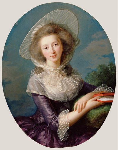 Vicomtesse de Vaudreuilの肖像 作： Elisabeth Louise Vigee Lebrun
