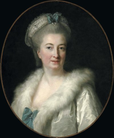 画家の母、ル・セーヴル夫人（旧姓ジャンヌ・メッサン 1728-1800年）の肖像画、1778年頃。 作： Elisabeth Louise Vigee Lebrun