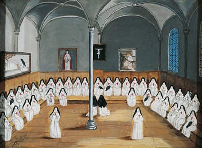 Port-Royal des Champs Abbey、姉妹の章 作： Louise Magdeleine Hortemels