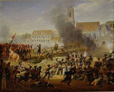 ランチュットの戦い、1809年4月21日 作： Louise Marie Jeanne Hersent