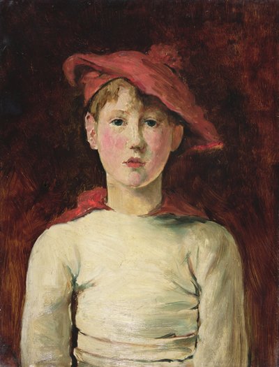 画家の息子（油彩・キャンバス） 作： Louise nee Goode Jopling