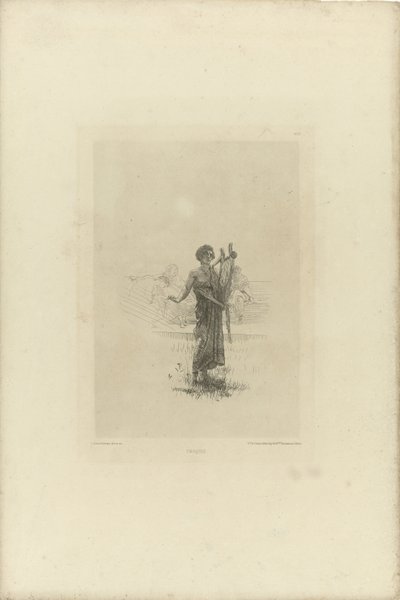 即興演奏者のためのスケッチ クロッキー（オブジェクトのタイトル） 作： Lourens Alma Tadema