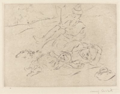 田舎で、1912年。 作： Lovis Corinth