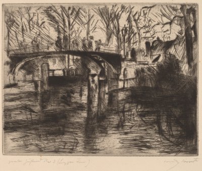 Aus dem Tiergarten (ティーアガルテンから) 作： Lovis Corinth