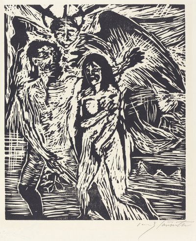 楽園からの追放 (楽園からの追放) 作： Lovis Corinth