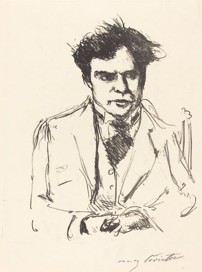 ジョセフ・シュヴァルツの肖像 ジョセフ・シュヴァルツの肖像、1916年。 作： Lovis Corinth