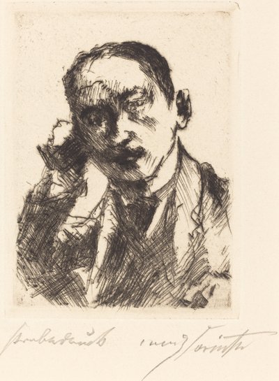 K.S.の肖像 KS の肖像、1920 年。 作： Lovis Corinth