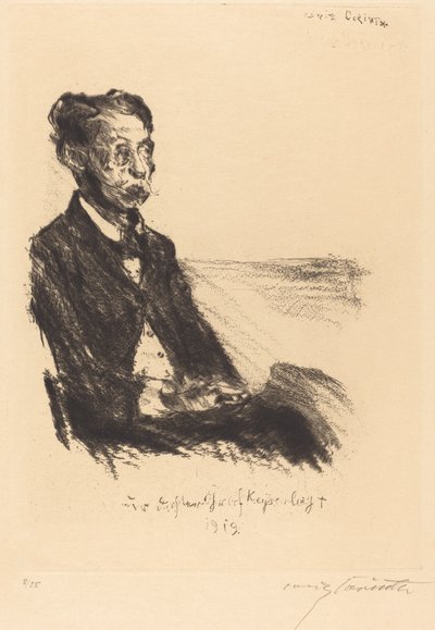 カウント・キーザーリングの肖像 カウント・キーザーリングの肖像 1919年 作： Lovis Corinth