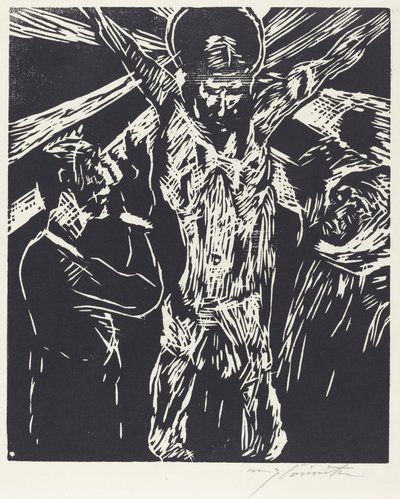 十字架上のキリスト 磔刑、1919年。 作： Lovis Corinth