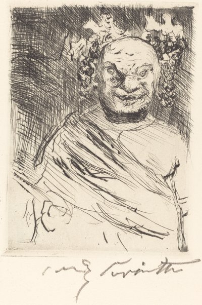 トリマルキオのガストマール: pl. I (トリマルキオの饗宴: pl. I) 作： Lovis Corinth