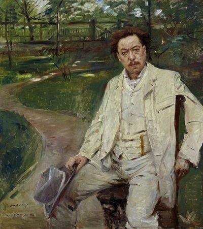 ピアニストのコンラッド・アンソルジ 作： Lovis Corinth
