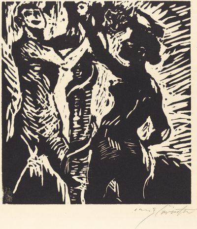 アダムとイブの堕落、1919 年。 作： Lovis Corinth