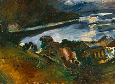 月明かりのヴァルヘンゼー 作： Lovis Corinth
