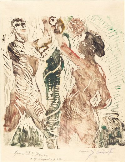 人間の堕落」1919年 作： Lovis Corinth