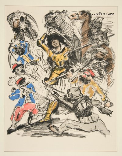 ユングフラウ・フォン・オルレアン (オルレアンの乙女) 作： Lovis Corinth