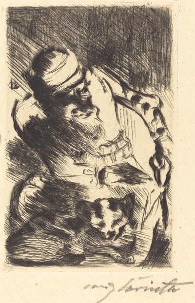 預言者の猫 作： Lovis Corinth