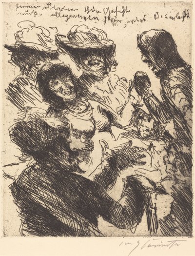 「美少女の顔は太陽のよう」 作： Lovis Corinth