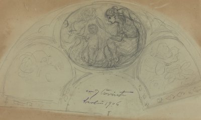 ファンデザイン [裏面] 作： Lovis Corinth